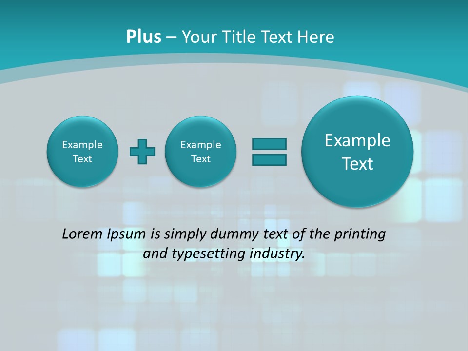 Background Blue Sky Made PowerPoint Template