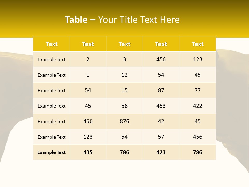 Sky Business Garden PowerPoint Template