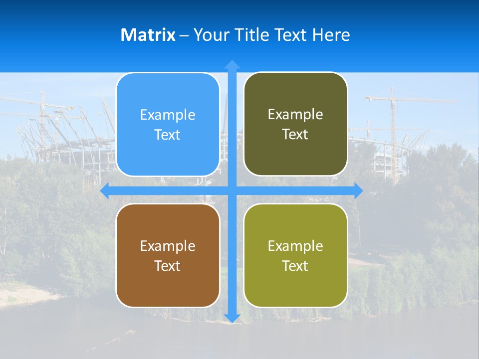 Estate Construct Hand PowerPoint Template