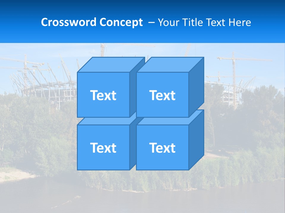 Estate Construct Hand PowerPoint Template