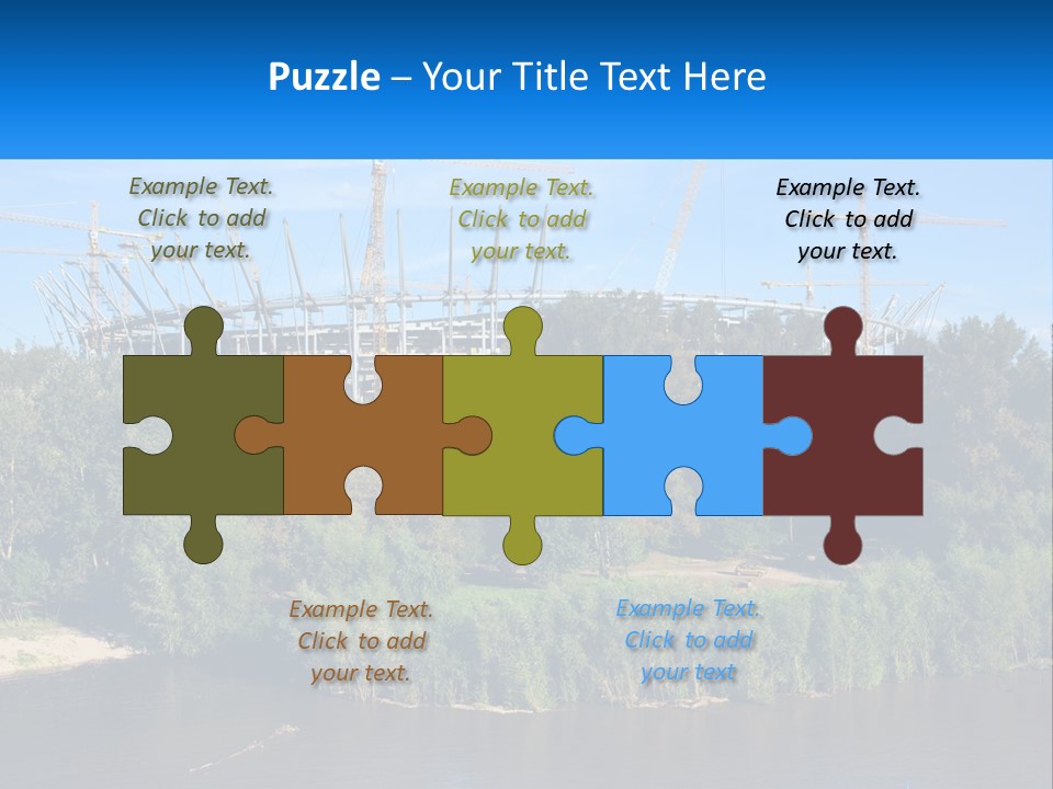 Estate Construct Hand PowerPoint Template