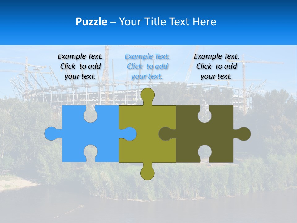 Estate Construct Hand PowerPoint Template