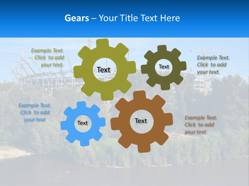 Estate Construct Hand PowerPoint Template