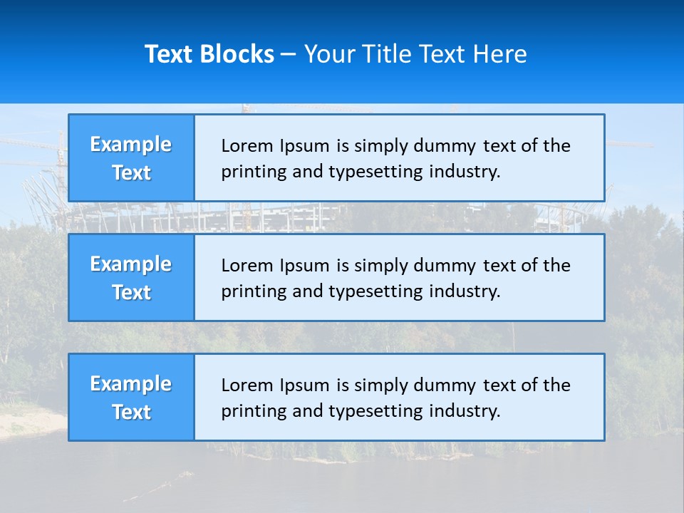 Estate Construct Hand PowerPoint Template