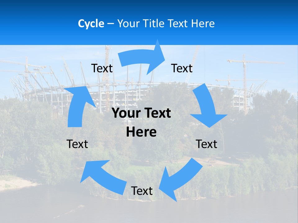 Estate Construct Hand PowerPoint Template