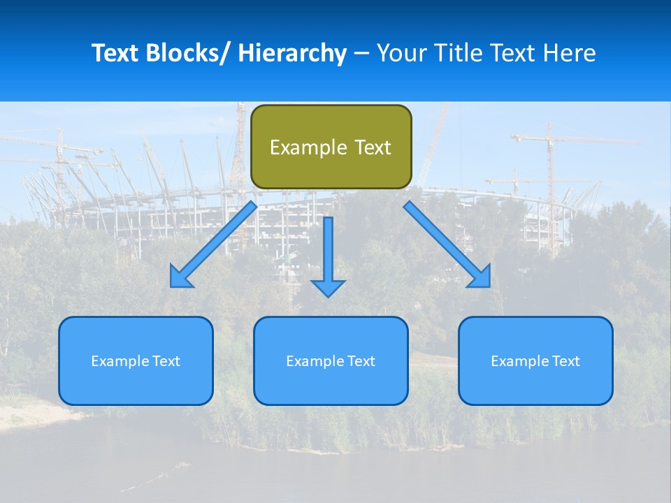 Estate Construct Hand PowerPoint Template