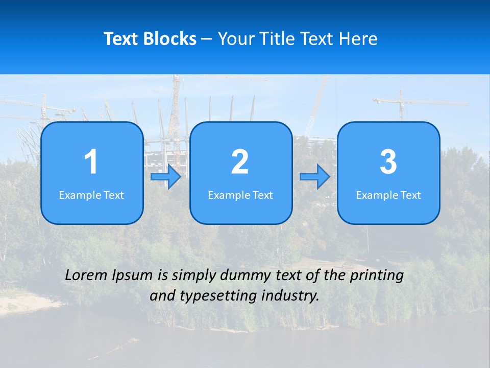 Estate Construct Hand PowerPoint Template