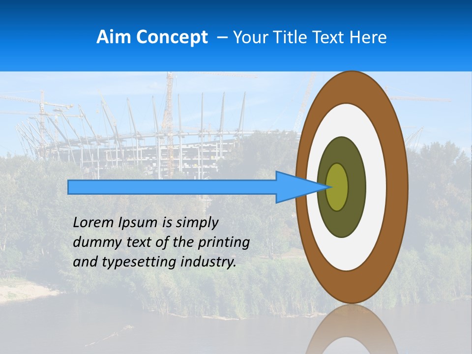 Estate Construct Hand PowerPoint Template