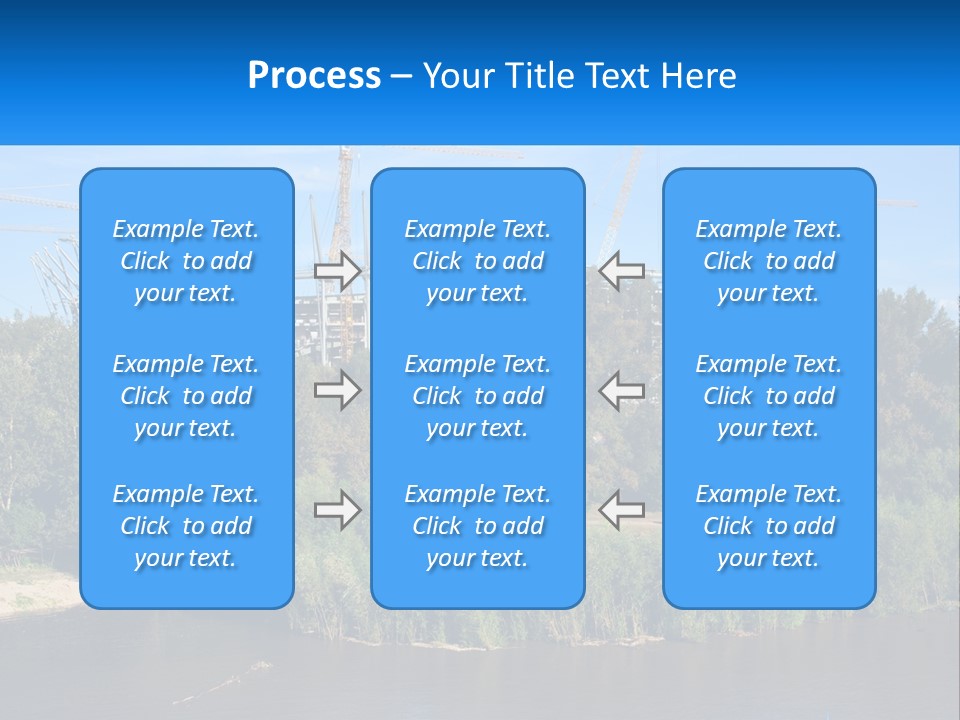 Estate Construct Hand PowerPoint Template