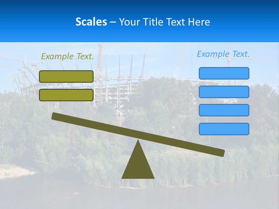 Estate Construct Hand PowerPoint Template