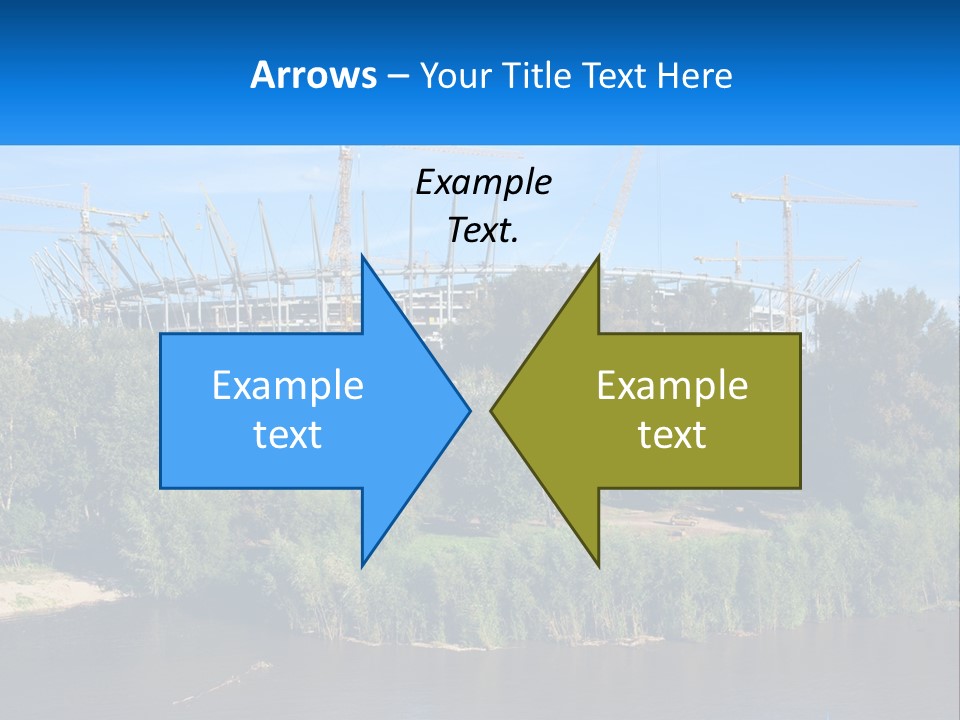 Estate Construct Hand PowerPoint Template