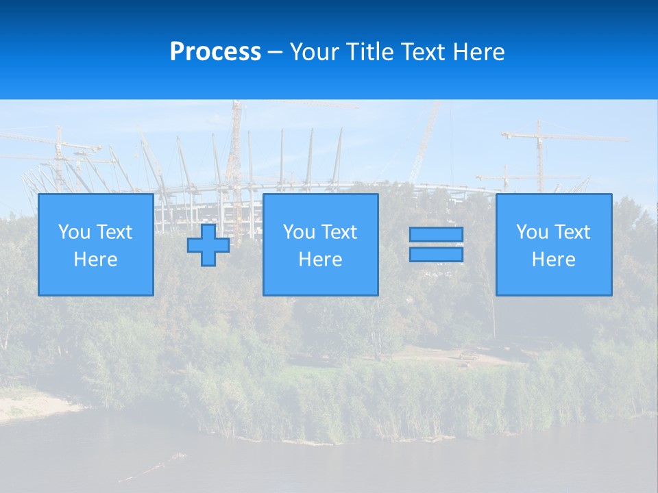Estate Construct Hand PowerPoint Template