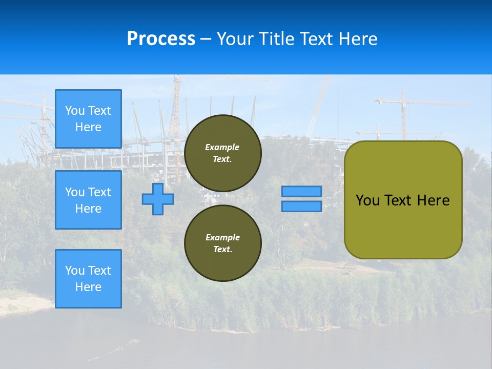 Estate Construct Hand PowerPoint Template