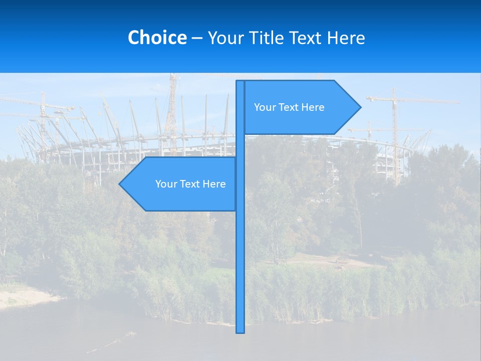 Estate Construct Hand PowerPoint Template