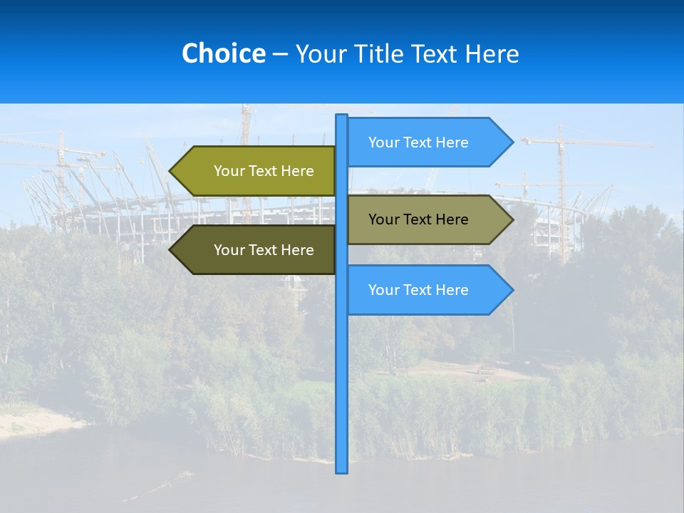 Estate Construct Hand PowerPoint Template
