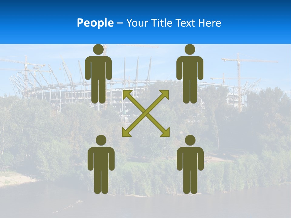 Estate Construct Hand PowerPoint Template