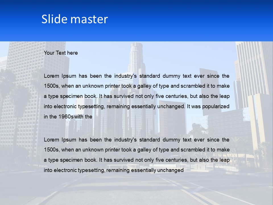 Grass Buy Property PowerPoint Template