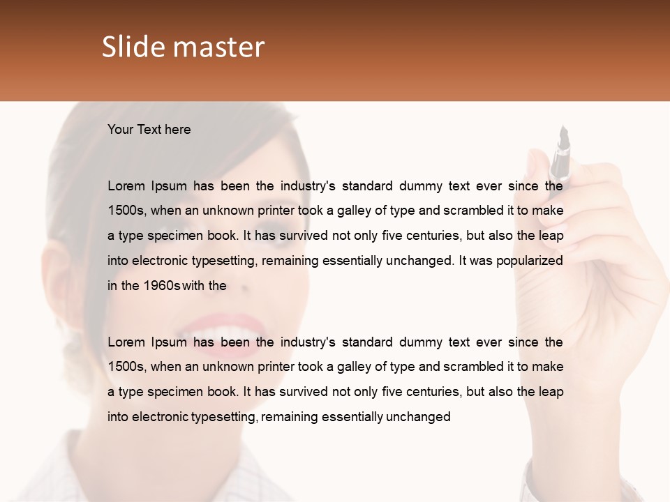 Sky Background Finance PowerPoint Template