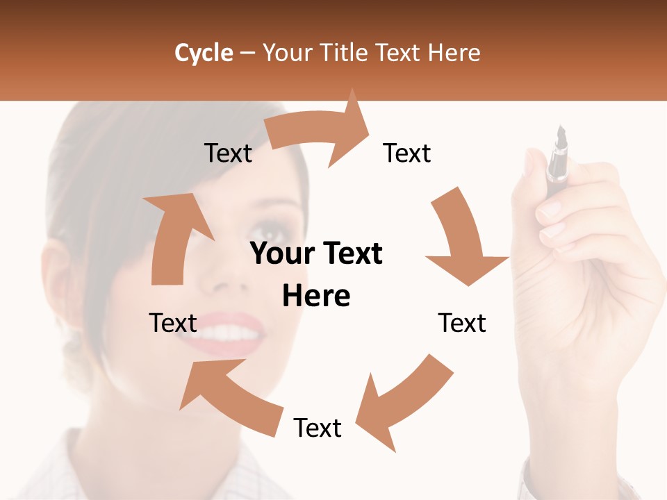 Sky Background Finance PowerPoint Template