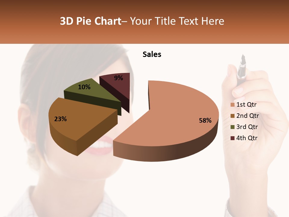 Sky Background Finance PowerPoint Template