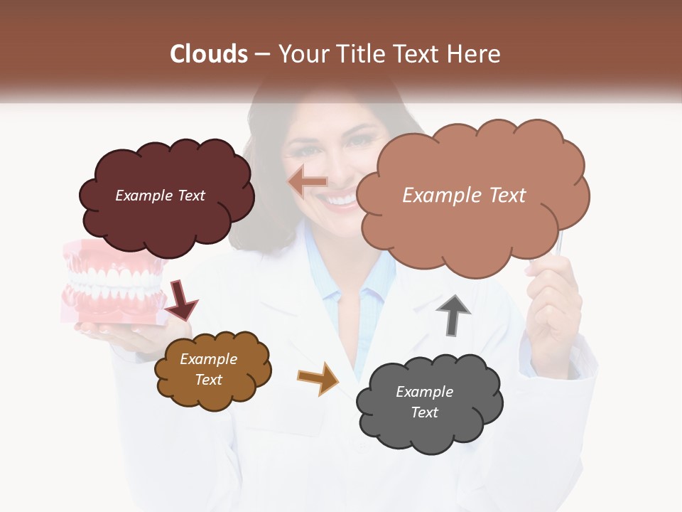 Sky Hand Selling PowerPoint Template