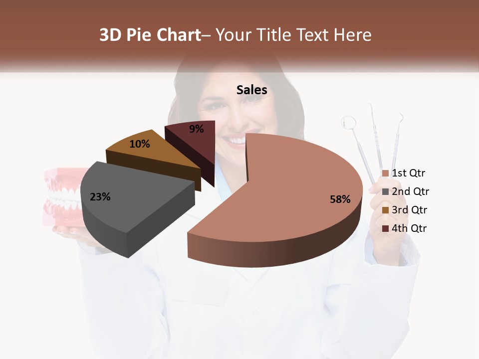 Sky Hand Selling PowerPoint Template