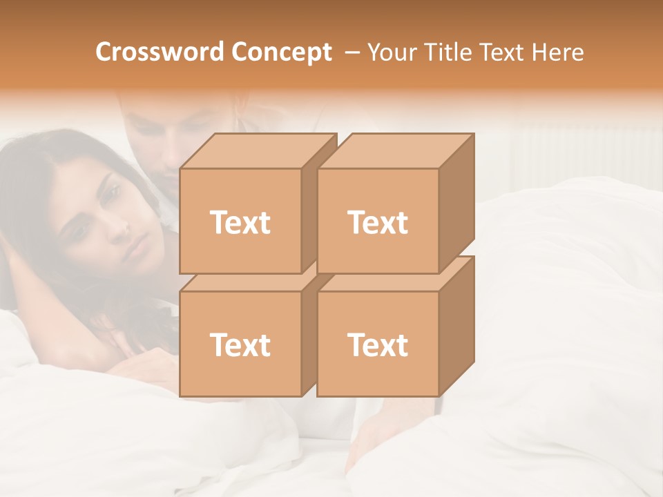 Leaf Holding Man PowerPoint Template