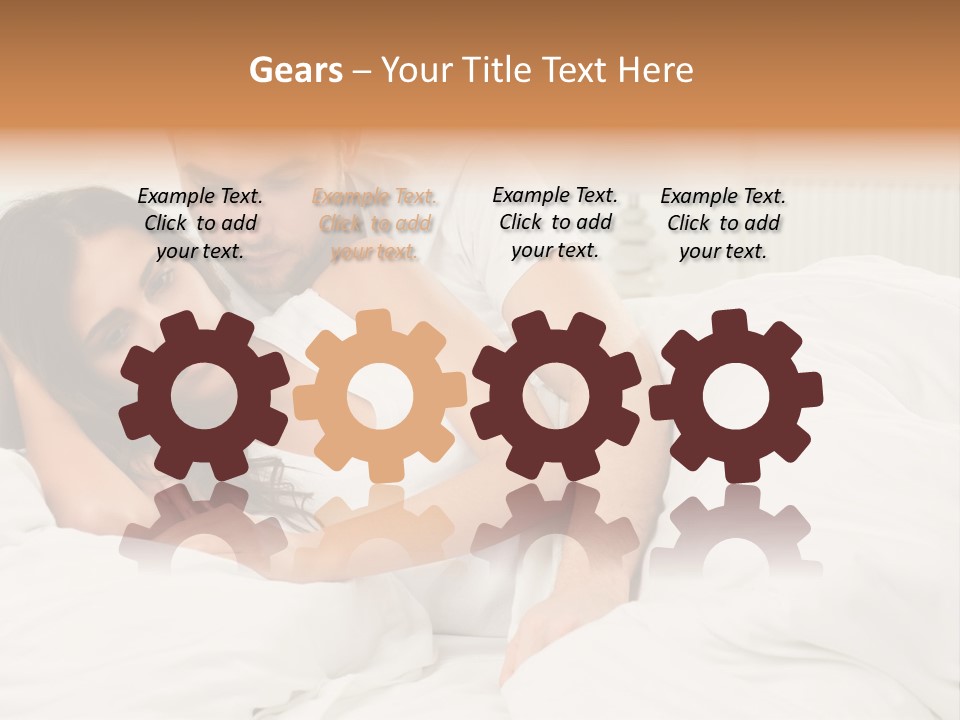 Leaf Holding Man PowerPoint Template