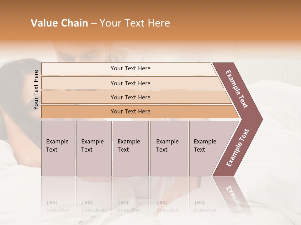 Leaf Holding Man PowerPoint Template