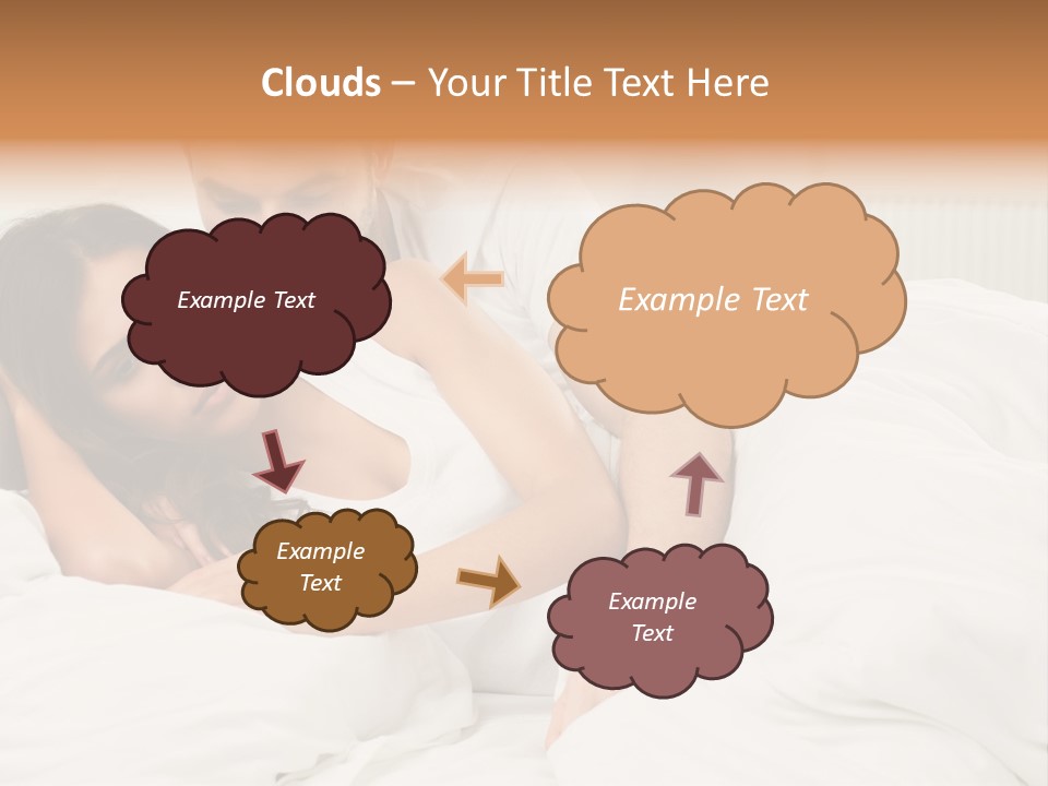 Leaf Holding Man PowerPoint Template