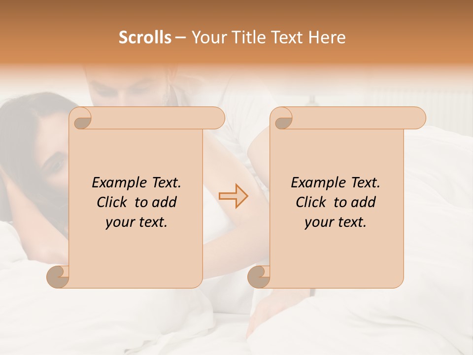 Leaf Holding Man PowerPoint Template