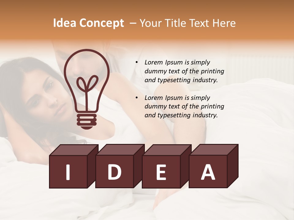 Leaf Holding Man PowerPoint Template