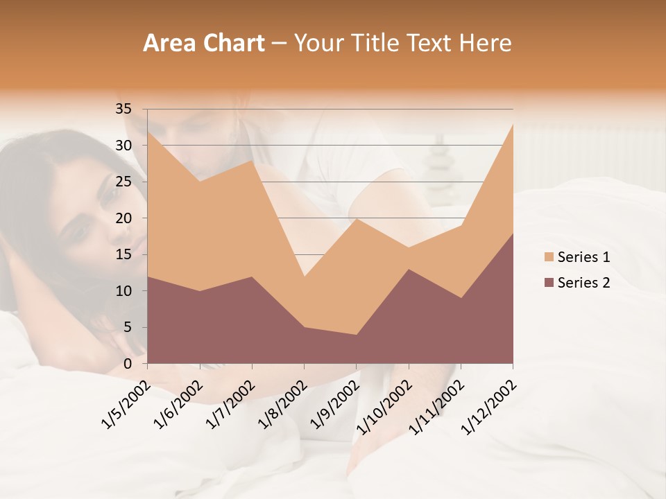 Leaf Holding Man PowerPoint Template