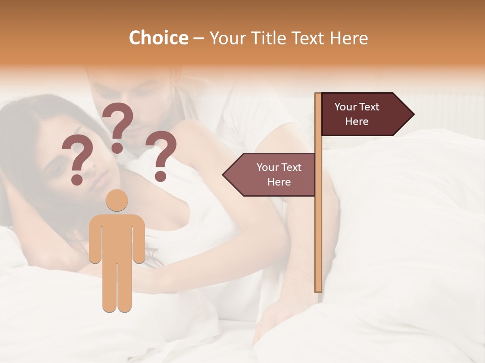 Leaf Holding Man PowerPoint Template