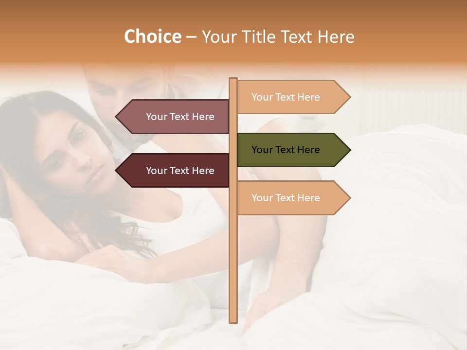 Leaf Holding Man PowerPoint Template