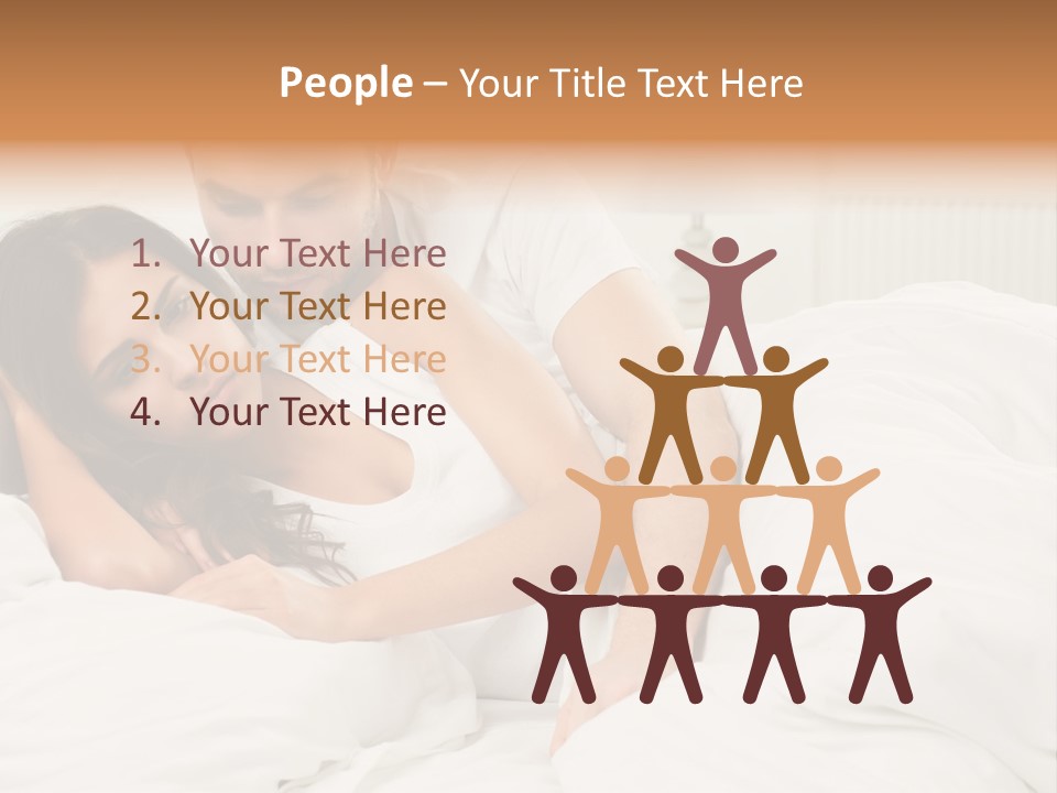 Leaf Holding Man PowerPoint Template