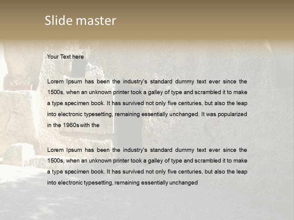 Human Hand Cloud Park PowerPoint Template