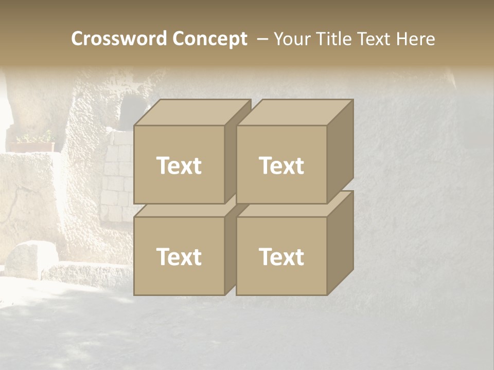 Human Hand Cloud Park PowerPoint Template