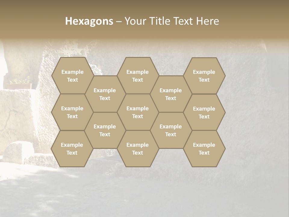 Human Hand Cloud Park PowerPoint Template