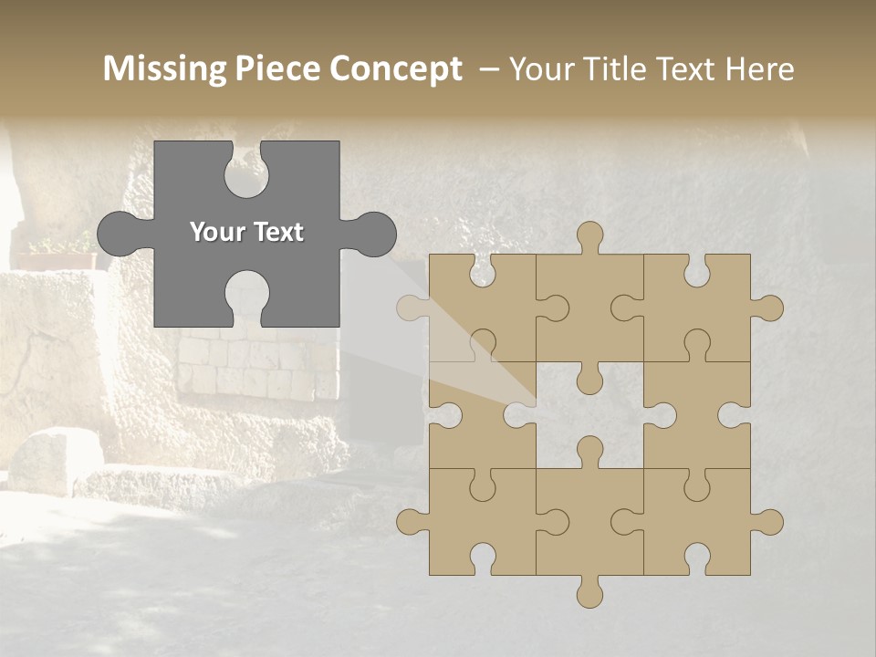 Human Hand Cloud Park PowerPoint Template