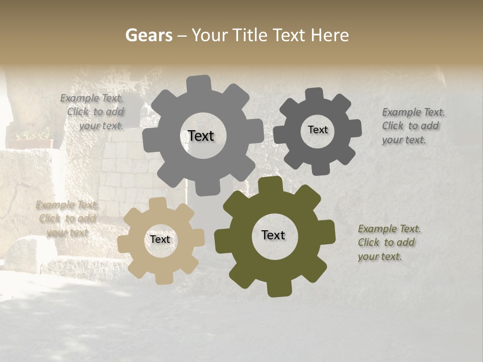 Human Hand Cloud Park PowerPoint Template