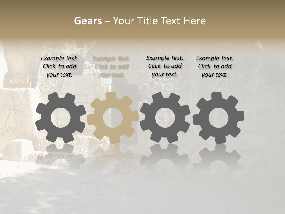 Human Hand Cloud Park PowerPoint Template