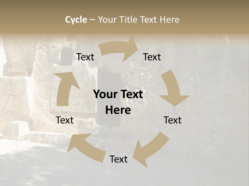 Human Hand Cloud Park PowerPoint Template