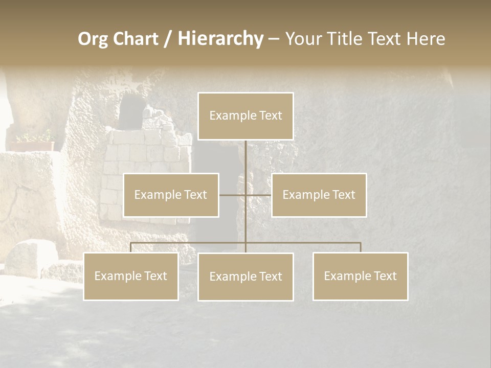 Human Hand Cloud Park PowerPoint Template