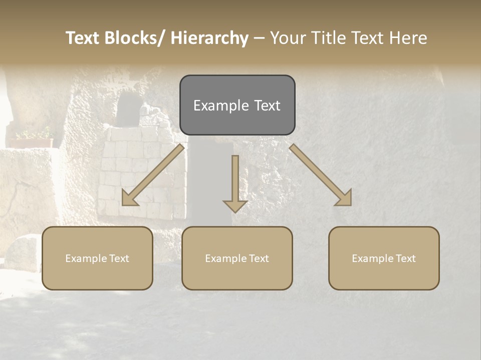 Human Hand Cloud Park PowerPoint Template