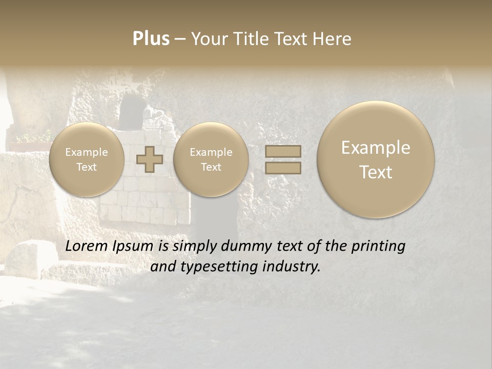 Human Hand Cloud Park PowerPoint Template