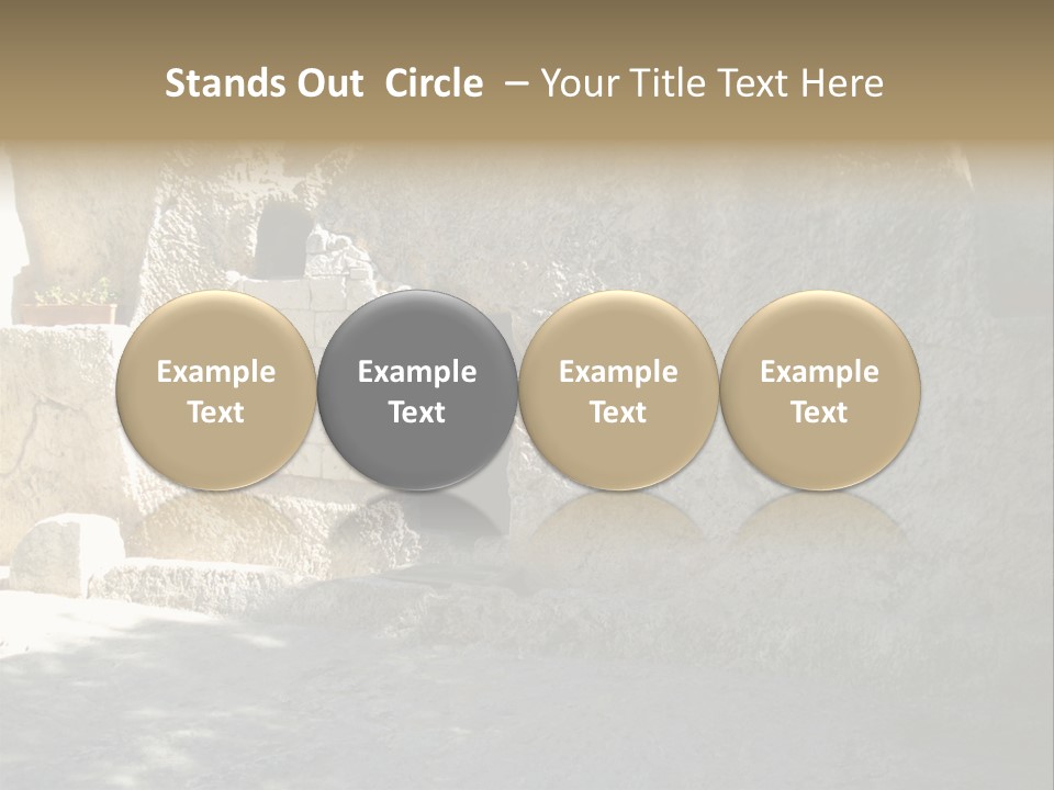 Human Hand Cloud Park PowerPoint Template