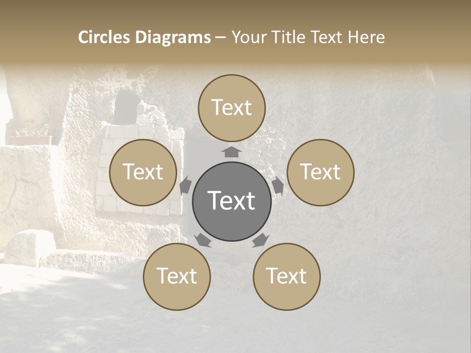 Human Hand Cloud Park PowerPoint Template