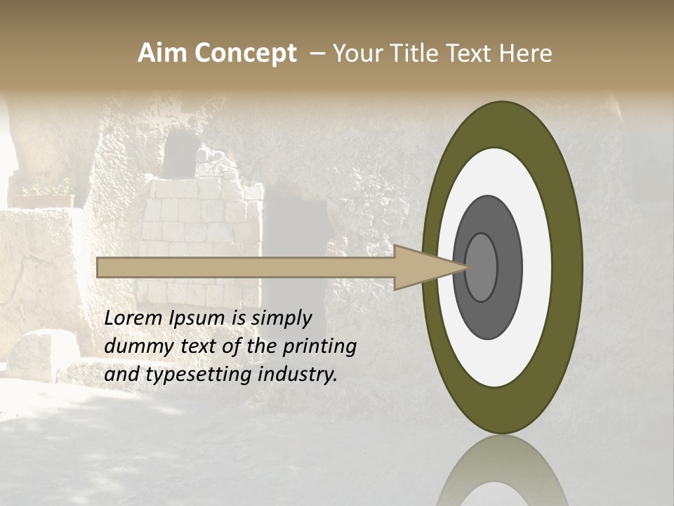 Human Hand Cloud Park PowerPoint Template