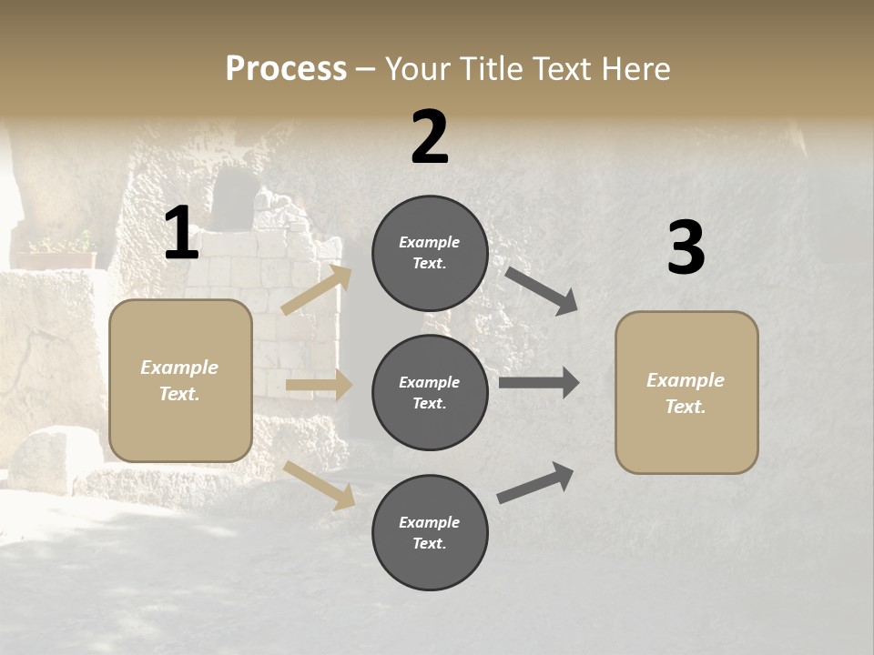 Human Hand Cloud Park PowerPoint Template